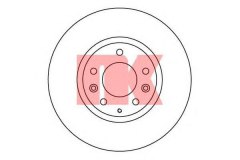 Диск тормозной 203268 для MAZDA 6 седан (GH) 1.8 MZR 2007-2013, код двигателя L813, V см3 1798, КВт88, Л.с.120, бензин, Nk 203268